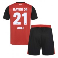 Dres Bayer Leverkusen Amine Adli #21 Domáci pre deti 2024-25 Krátky Rukáv (+ trenírky)